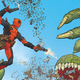 Image for article titled Deadpool fights zombie presidents in his Marvel Now! debut